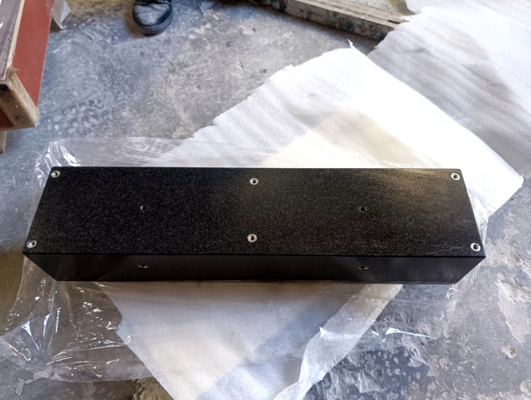 惠州客戶定做的花崗巖機床底座發(fā)貨實拍